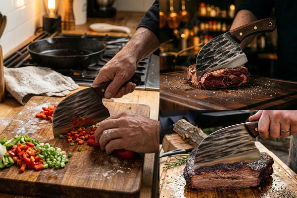 Erste Schmiede Ergonomic Kochmesser für Gemüse und Fleisch