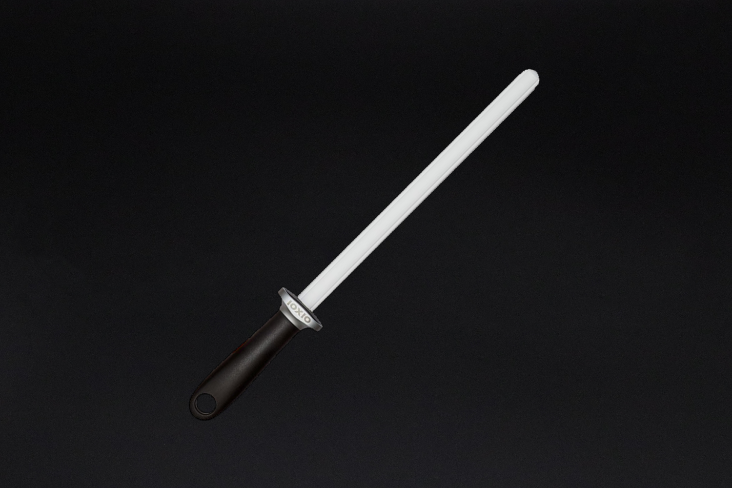 Keramik Wetzstab White Oval Extra Long