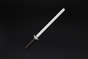 Keramik Wetzstab White Oval Extra Long
