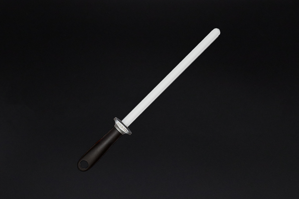 Keramik Wetzstab White Oval Extra Long